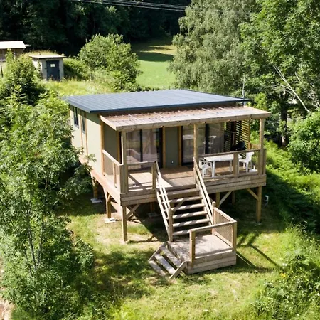 Mobil-home Avec Terrasse A Vic-sur-cere, 4 Personnes - Api-1-52-1251 Campsite *